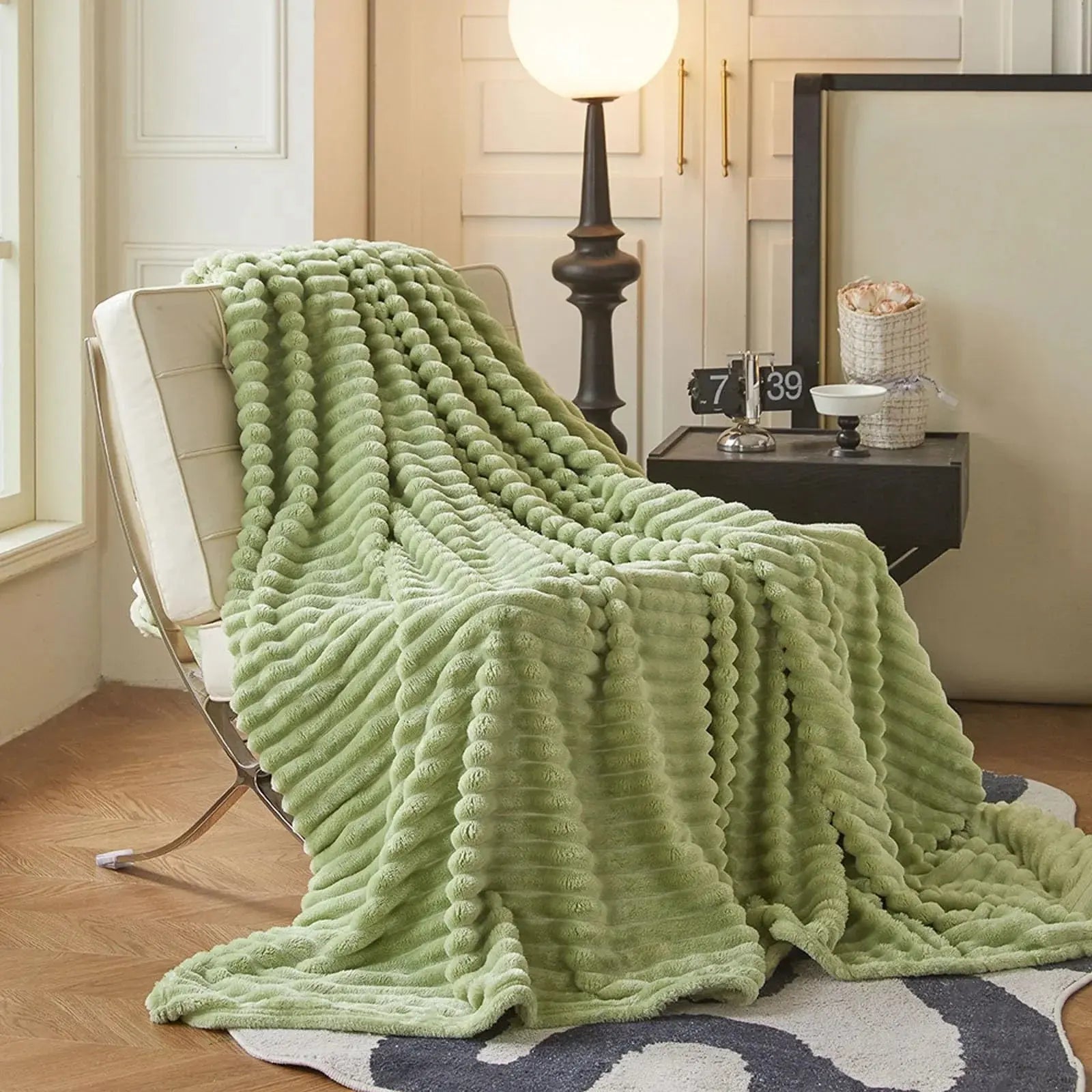 Slumblr® Faux Rabbit Fur Throw Blanket Slumblr