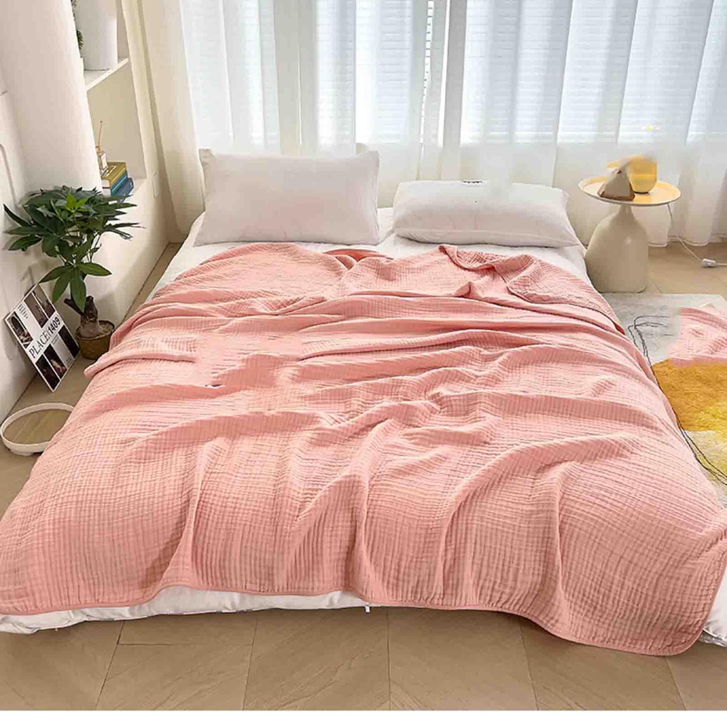 Slumblr® Cotton Muslin Boho Throw Blanket