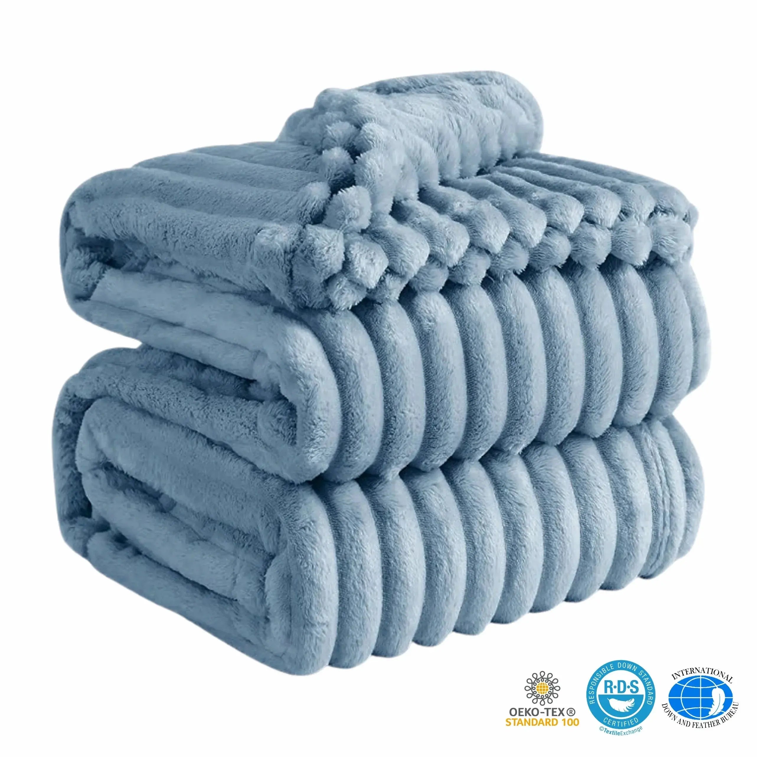 Slumblr® Faux Rabbit Fur Throw Blanket Slumblr