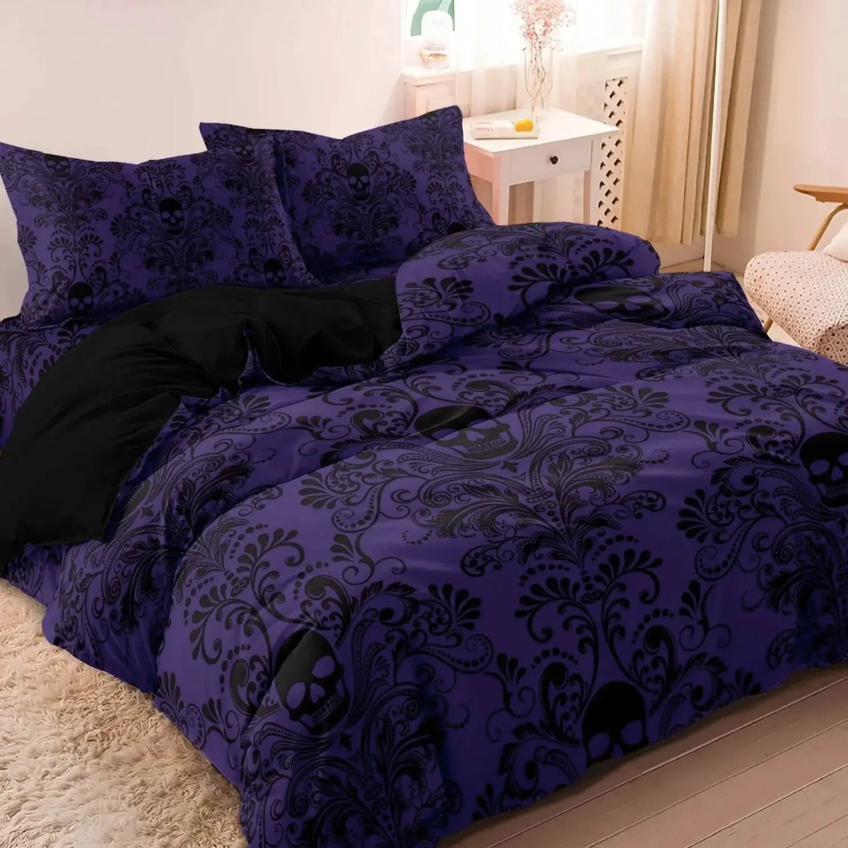 Slumblr® Gothic Print Duvet Set (3 Pcs)