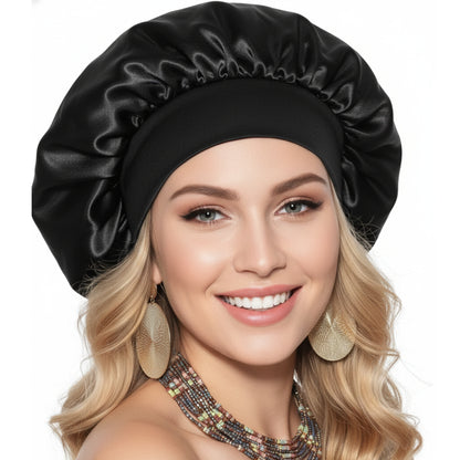 Slumblr® Satin Wide-Brim Shower Cap
