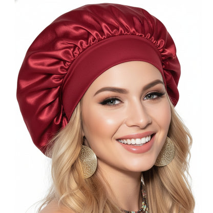Slumblr® Satin Wide-Brim Shower Cap
