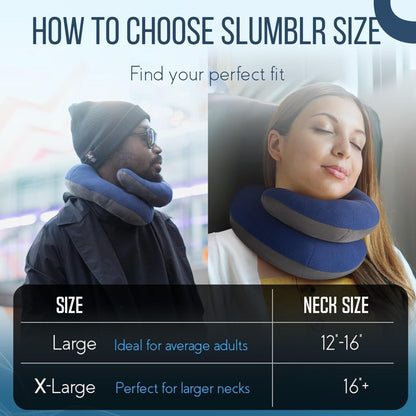 Slumblr® Double-Support Travel Neck Pillow