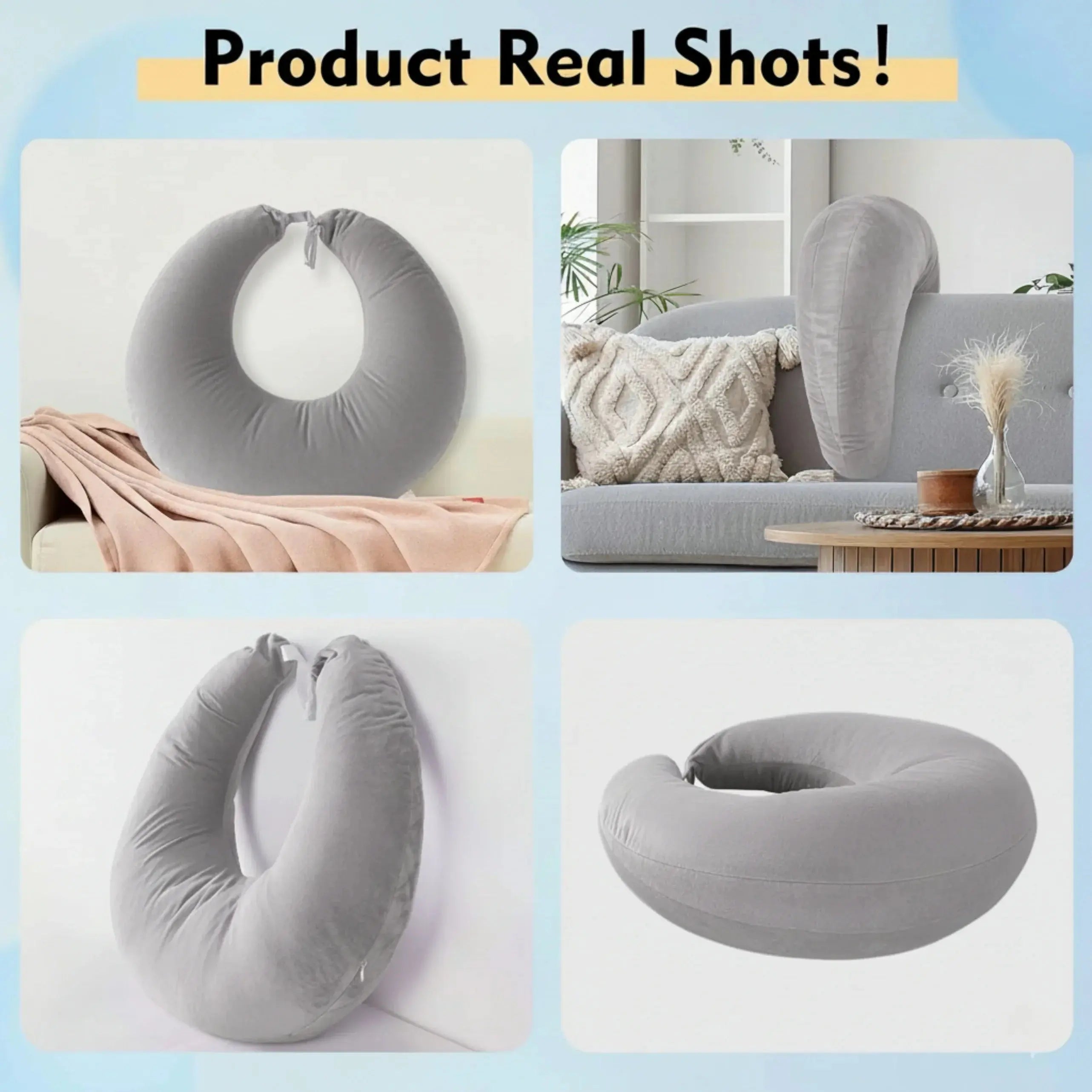 Slumblr® U-Shaped Gaming Pillow Slumblr