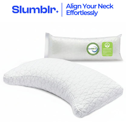 Slumblr® Shredded Memory Foam Adjustable Pillow