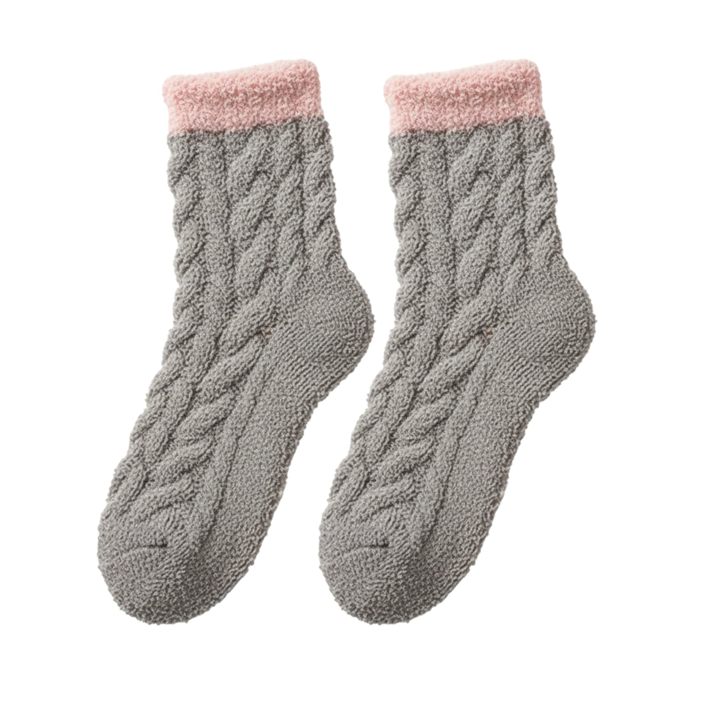 Slumblr® Fuzzy Thermal Socks Set (2 Pairs)