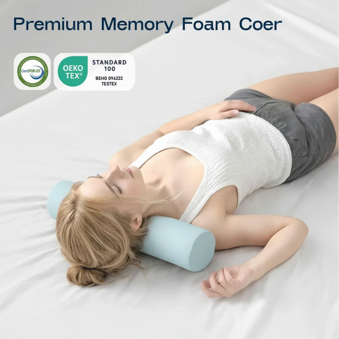 Slumblr® Memory Foam Support Roll Pillow