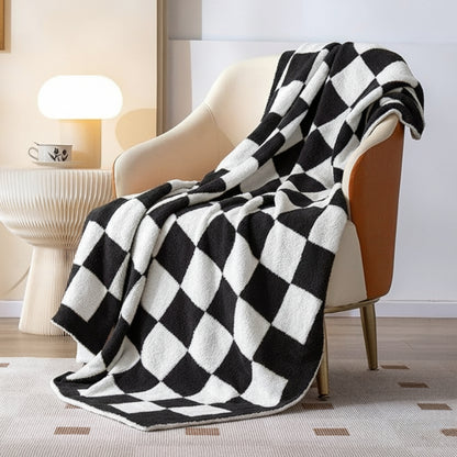 Slumblr® Checkered Flannel Fleece Blanket