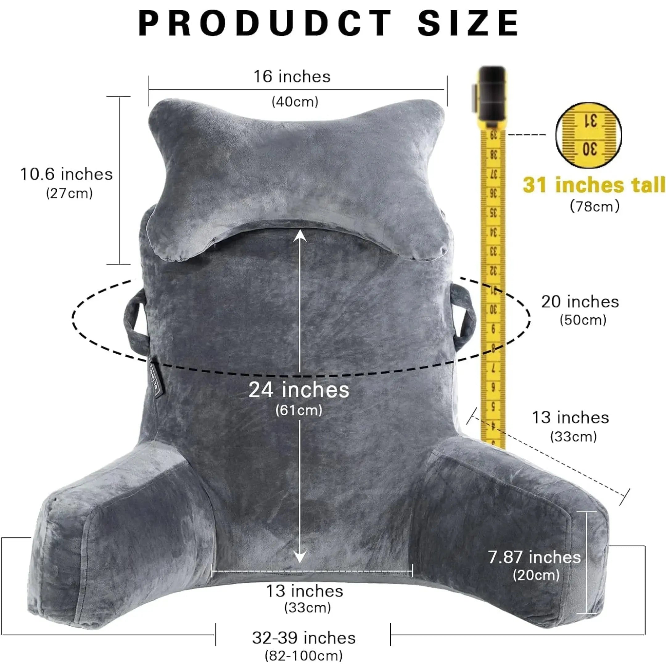 Slumblr® Reading Bed Pillow Slumblr