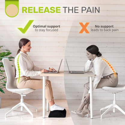 Slumblr® Adjustable Under-Desk Comfort Rest Cushion