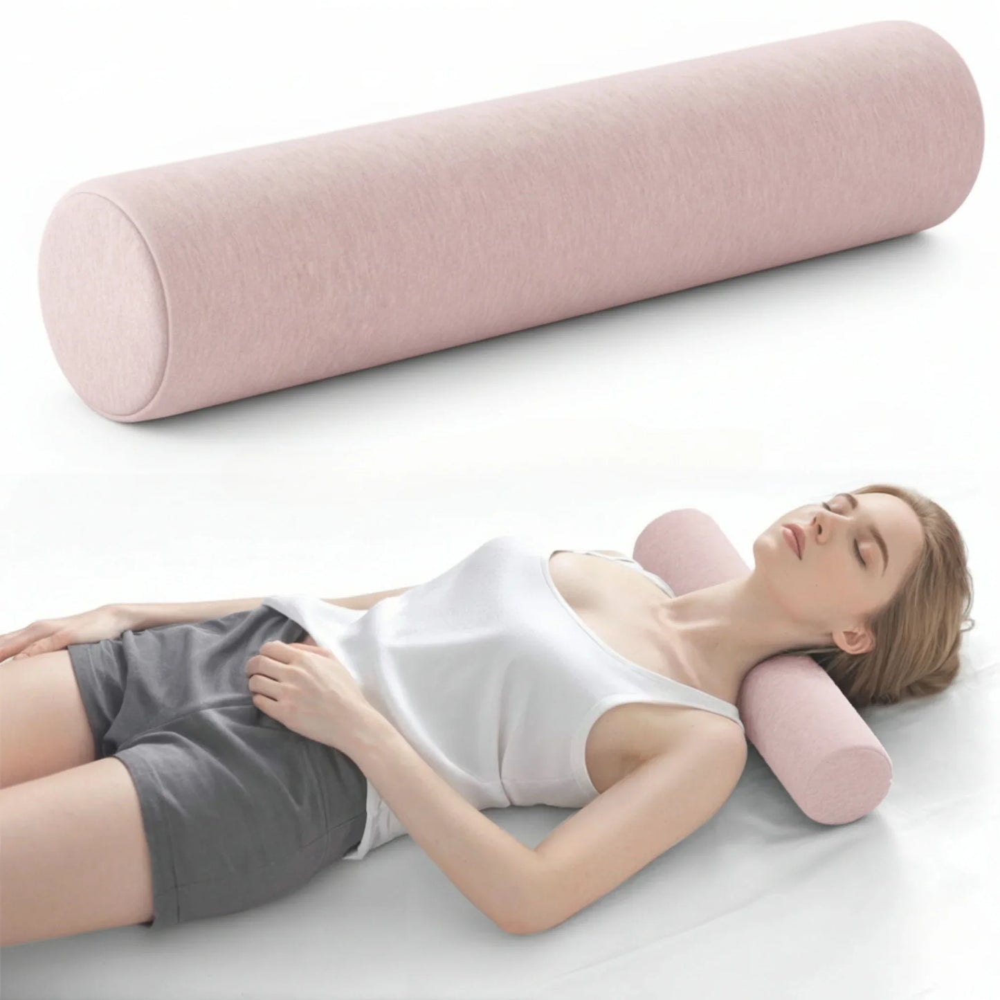 Slumblr® Memory Foam Support Roll Pillow