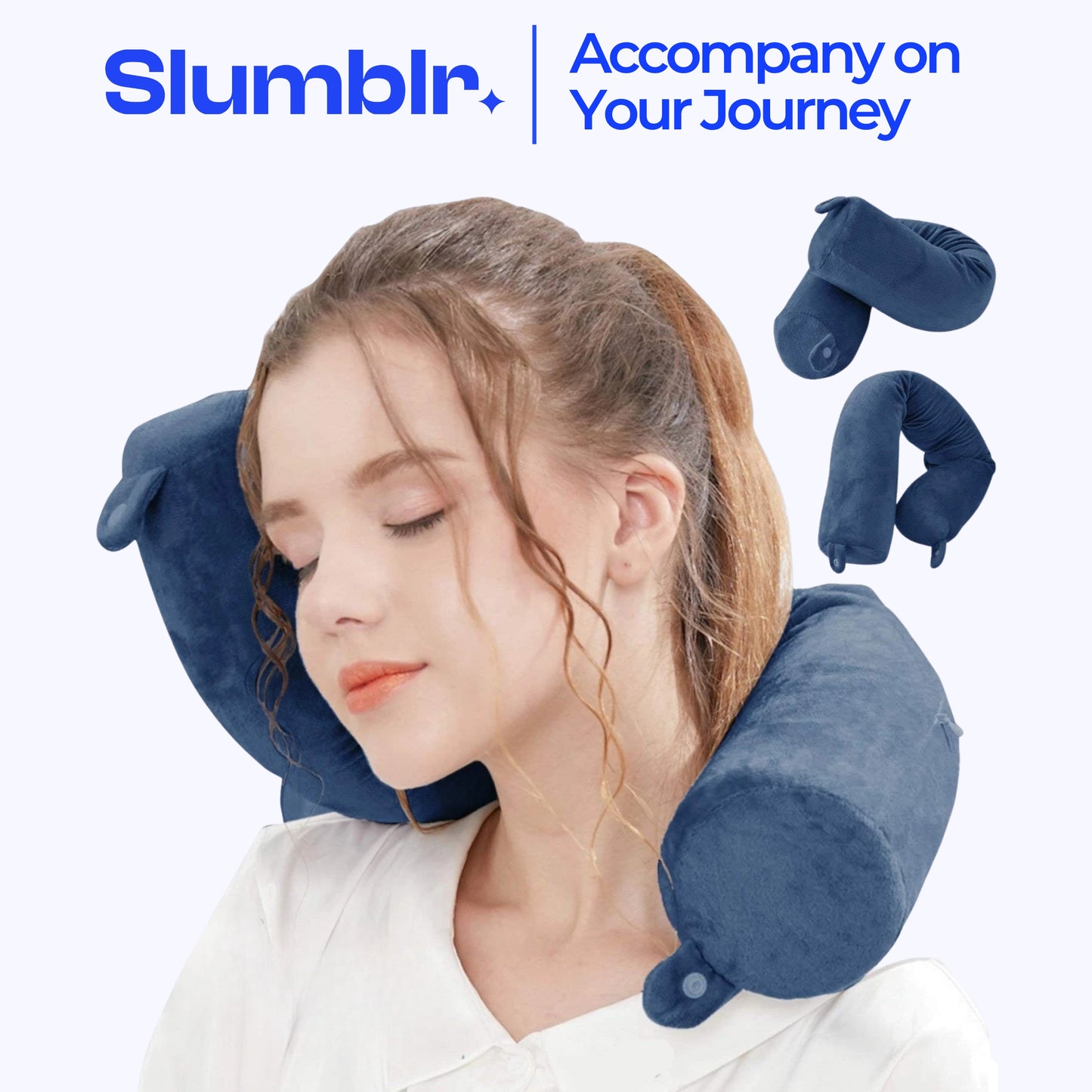 Slumblr® Bendable U-Shaped Travel Pillow