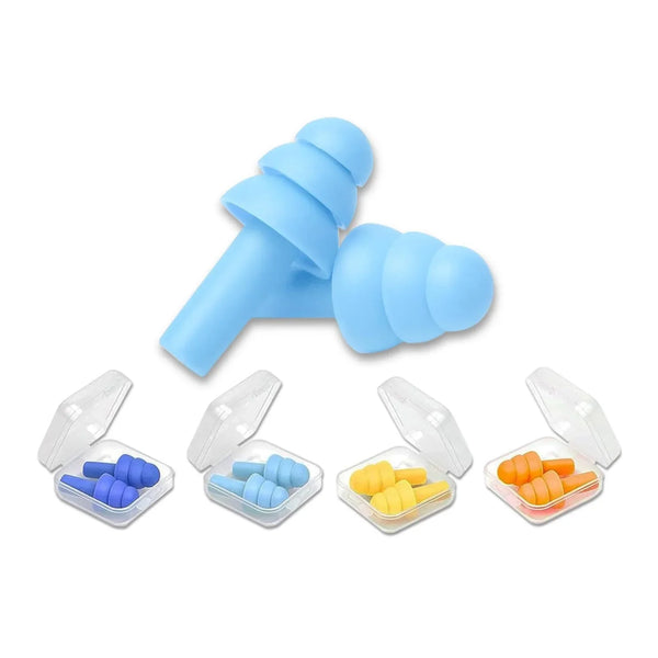 Slumblr® Silicone Earplugs Waterproof with Rope Set