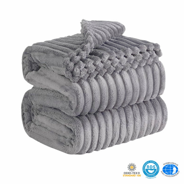 Slumblr® Faux Rabbit Fur Throw Blanket