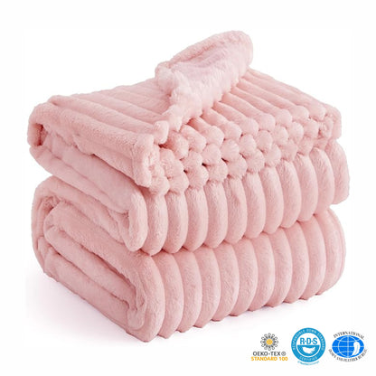 Slumblr® Faux Rabbit Fur Throw Blanket