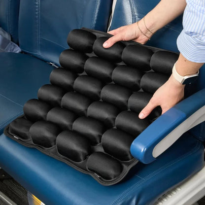 Slumblr® Air Bag Ergonomic Pressure-Relief Chair Pad for Office, Car & Long Sitting