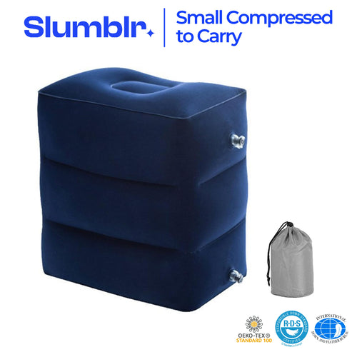 Slumblr® Inflatable Foot Rest Pillow