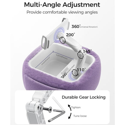 Slumblr® Ultra Fluffy Tablet & Kindle Pillow Stand