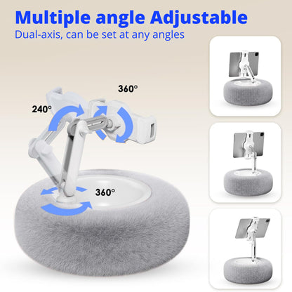 Slumblr® Plush Adjustable Device Pillow Stand