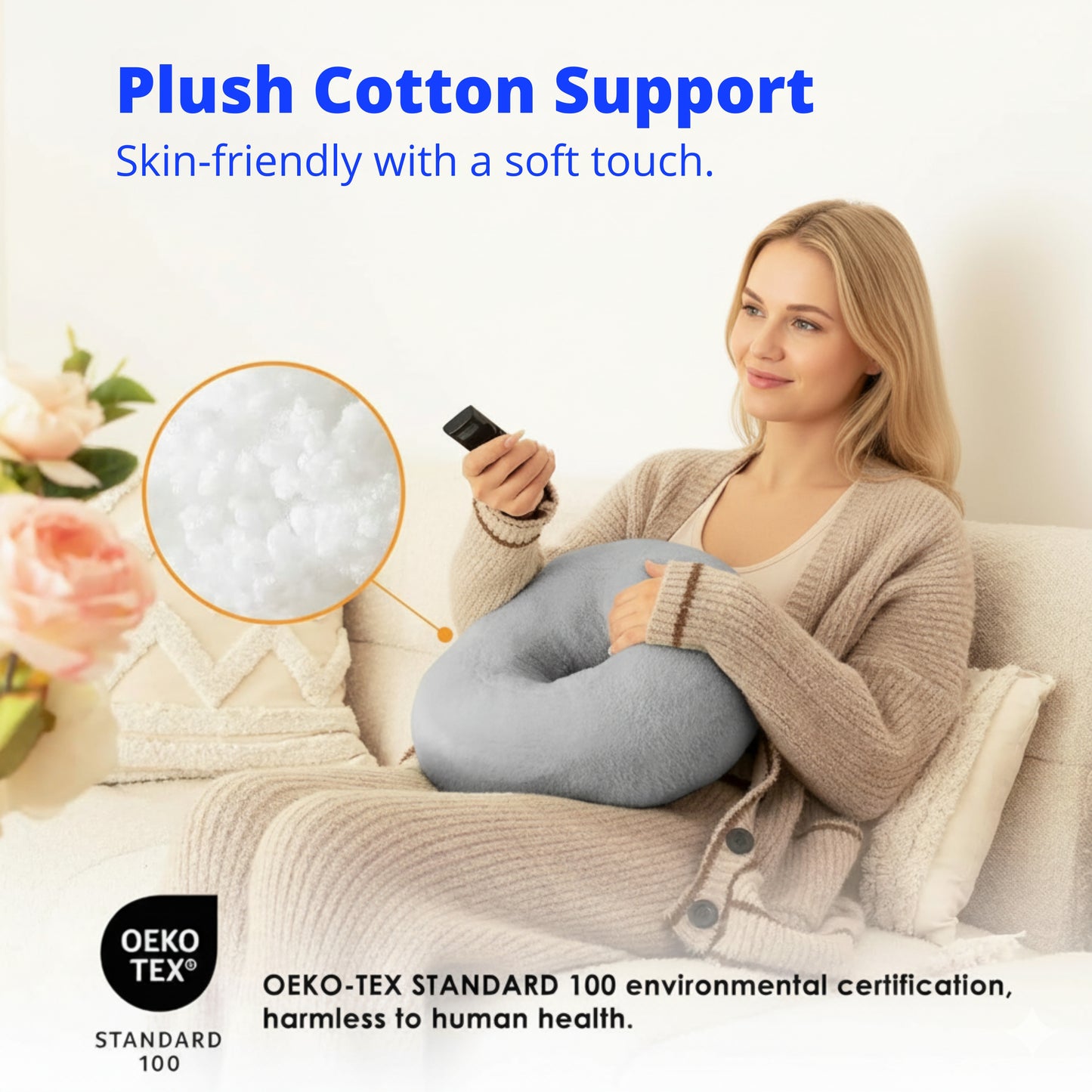 Slumblr® Plush Adjustable Device Pillow Stand