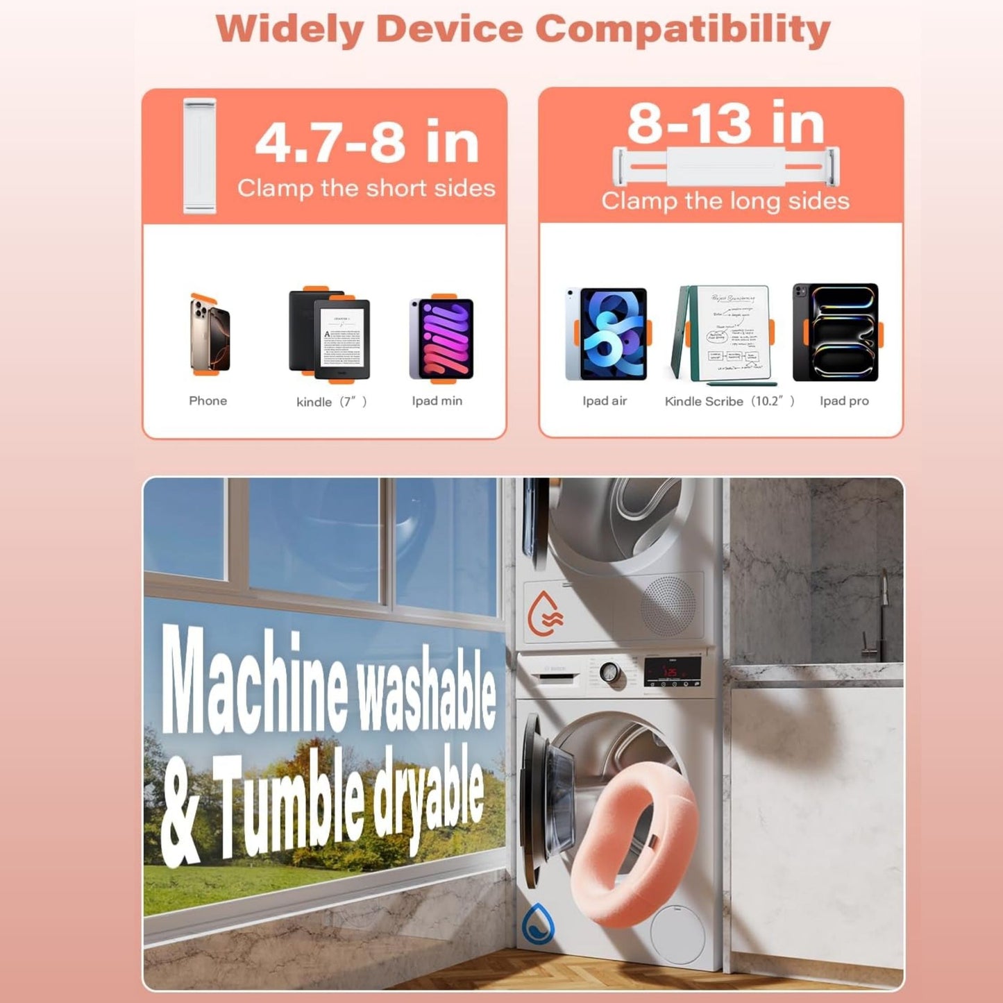 Slumblr® Adjustable Pillow Phone & Tablet Holder