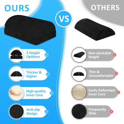 Slumblr® Adjustable Ergonomic Under-Desk Footrest