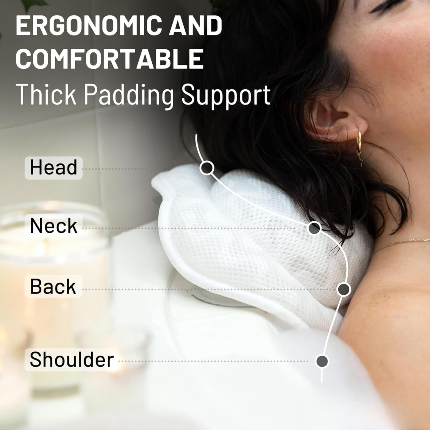 Slumblr® Wave Pattern Bath Pillow