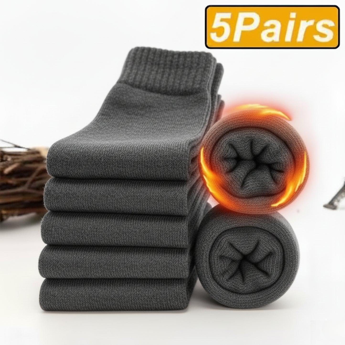 Slumblr® Wool Cashmere Socks Set (1 Pair)