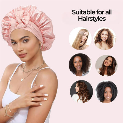 Slumblr® Satin Silk Sleep Bonnet
