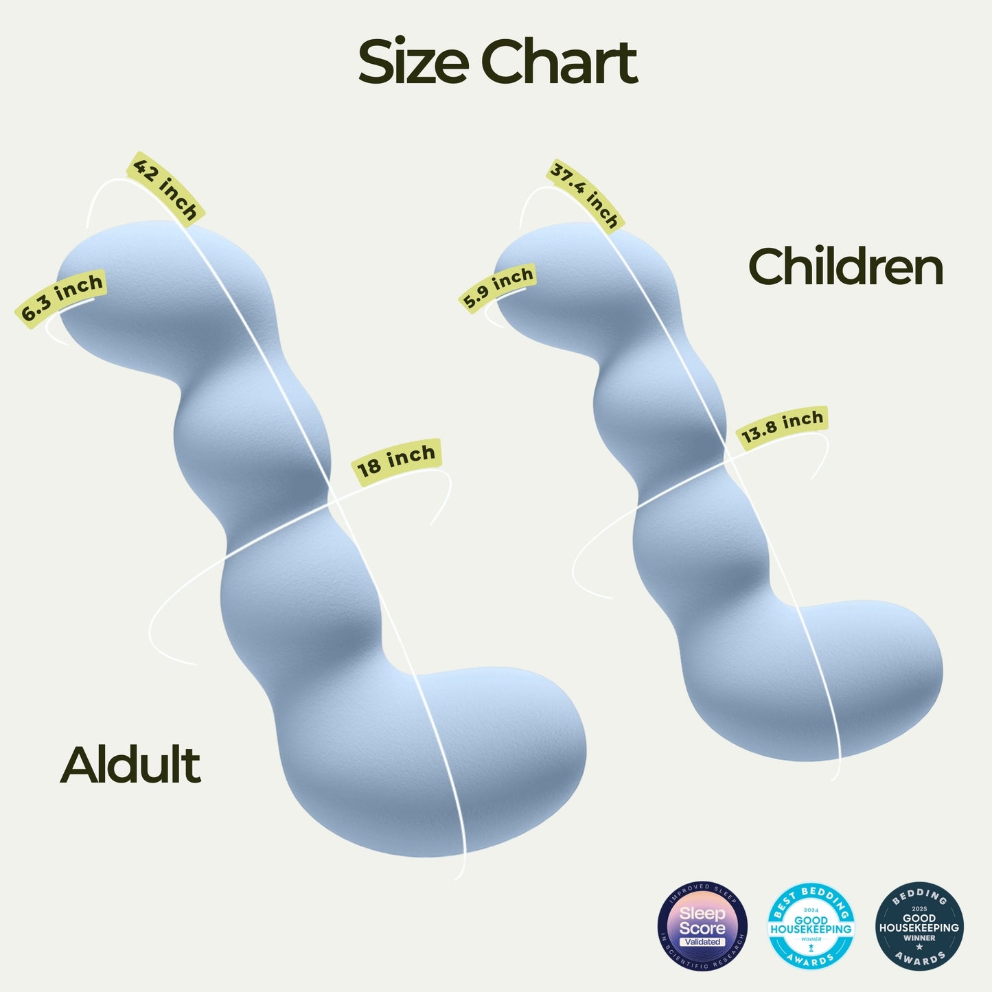 Slumblr® Dino Full Body Pillow 2.0