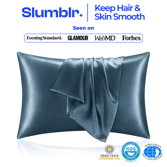 Slumblr® Natural Mulberry Silk Pillowcase For Hair and Skin