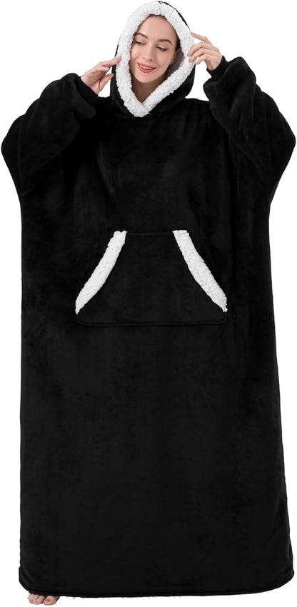 Slumblr® Oversized Flannel Hoodie Blanket