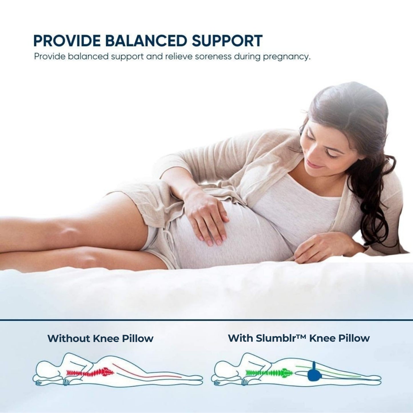 Slumblr® Knee Pillow