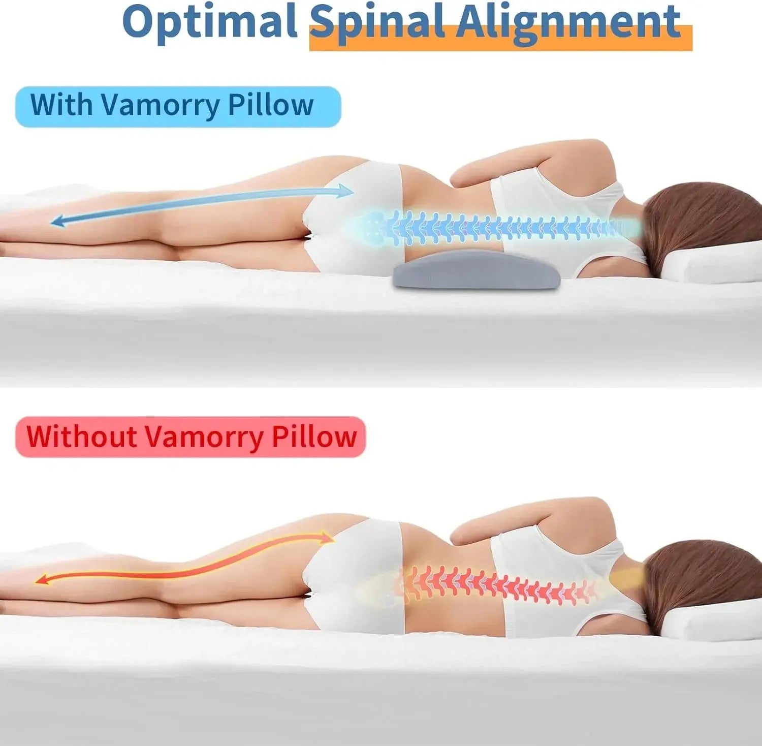 Slumblr® Ergonomic Lumbar Support Pillow Slumblr