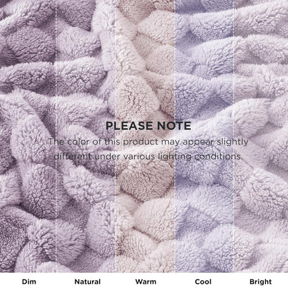 Slumblr® Cozy Checkered Fleece Throw Blanket