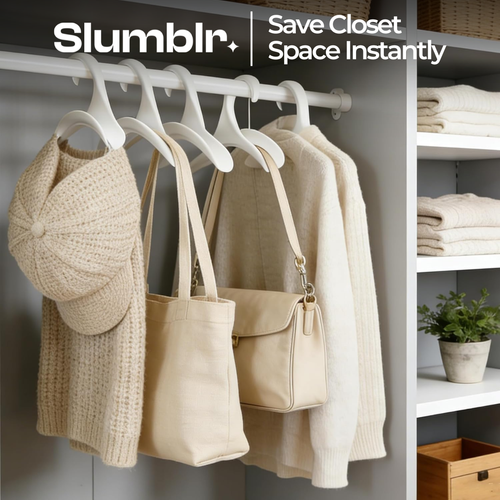 Slumblr® Arched Bag Hanger Organizer (10pcs)