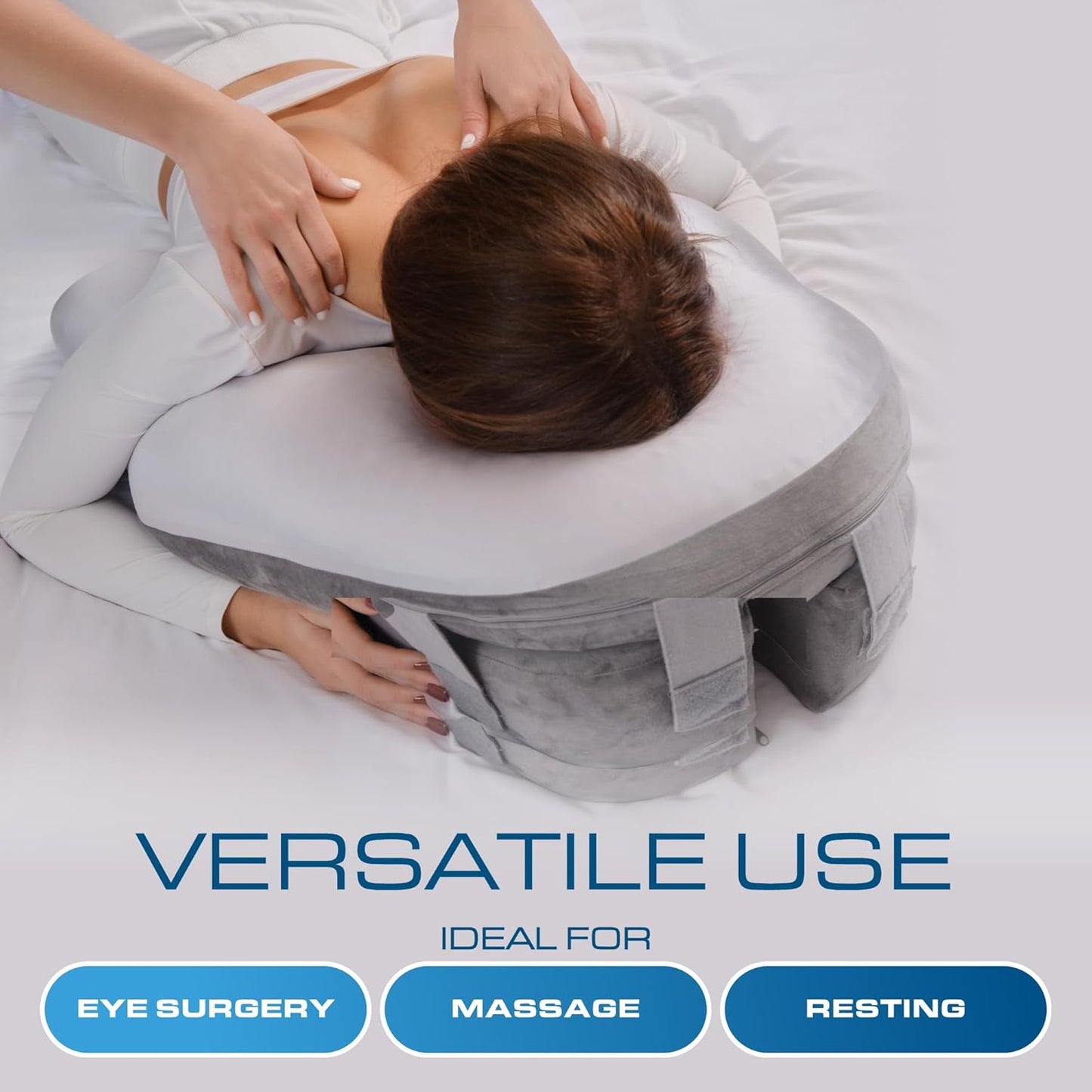 Slumblr® Face Down Pillow for Comfort with Warm & Cool Sides