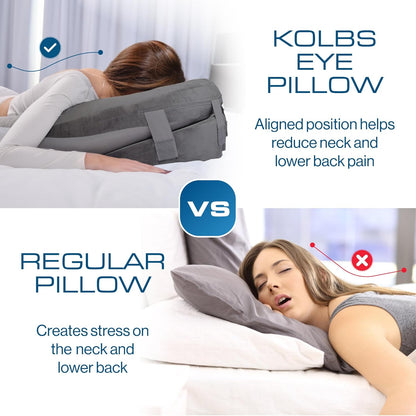 Slumblr® Face Down Pillow for Comfort with Warm & Cool Sides