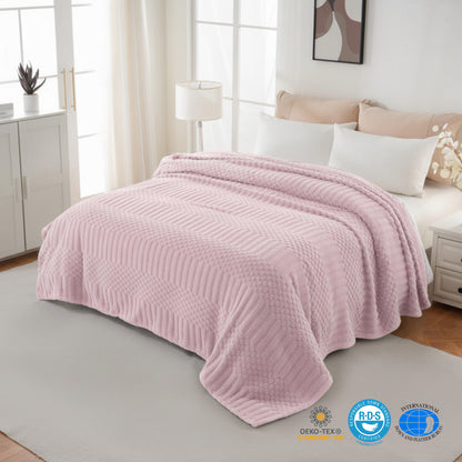 Slumblr® Fleece Throw Blanket for Couch