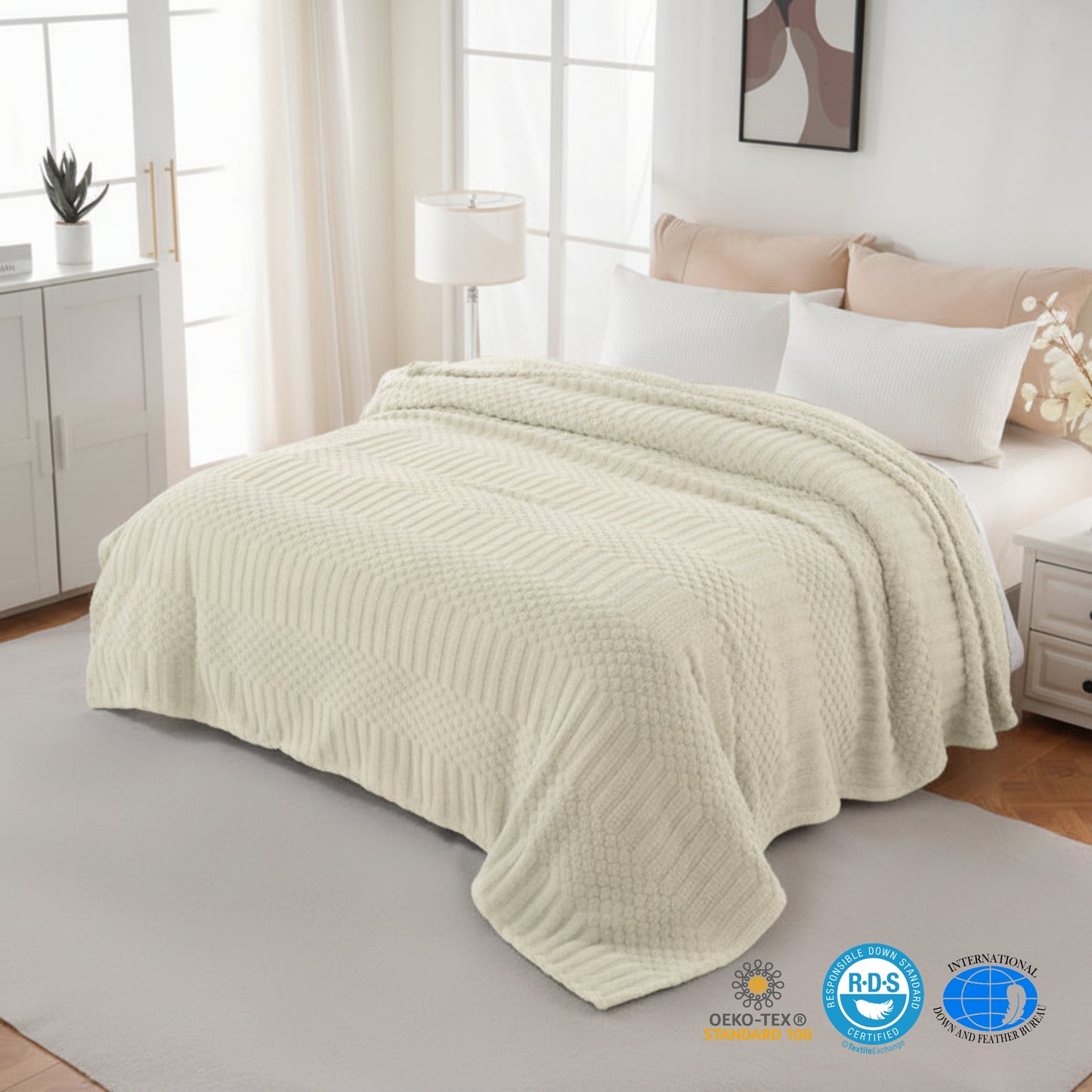 Slumblr® Fleece Throw Blanket for Couch