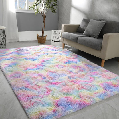 Slumblr® Soft Velvet Tie Dye Carpet
