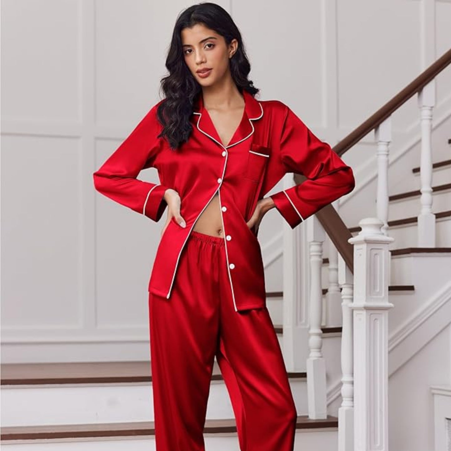 Slumblr® Silk Satin Pajama Set