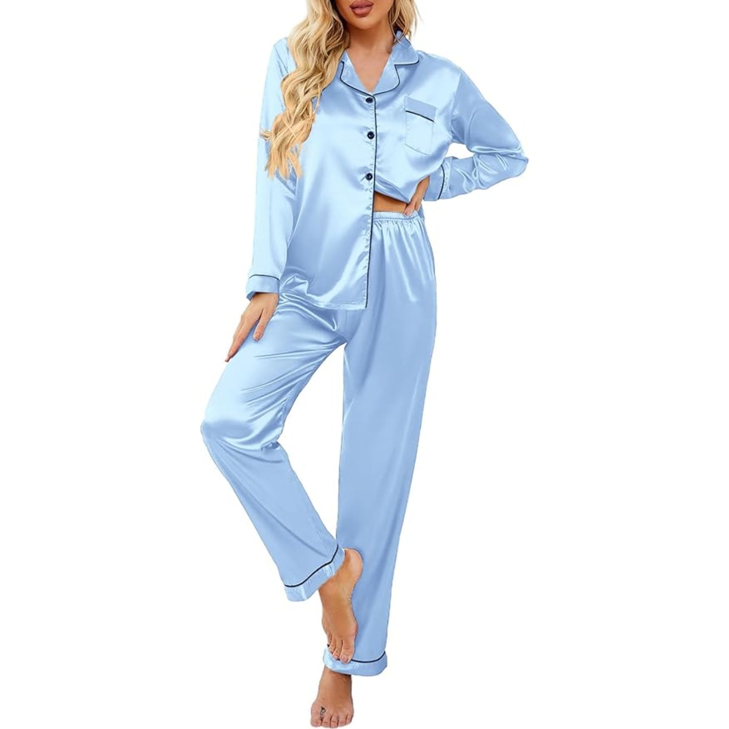 Slumblr® Silk Satin Pajama Set
