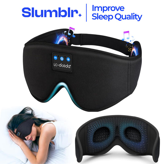 Slumblr® LC-dolida 3D Bluetooth Sleep Headphones Mask