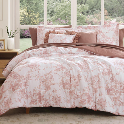 Slumblr® 4-Piece Floral Duvet Cover Set