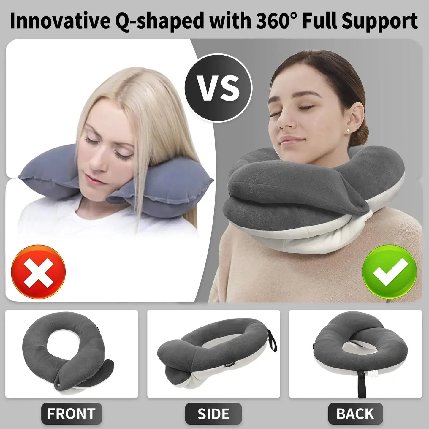 Slumblr® 360° Travel Support Pillow Kit Slumblr