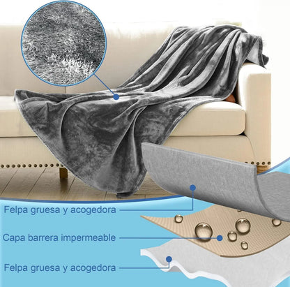 Slumblr® Waterproof Double-Sided Flannel Blanket Slumblr