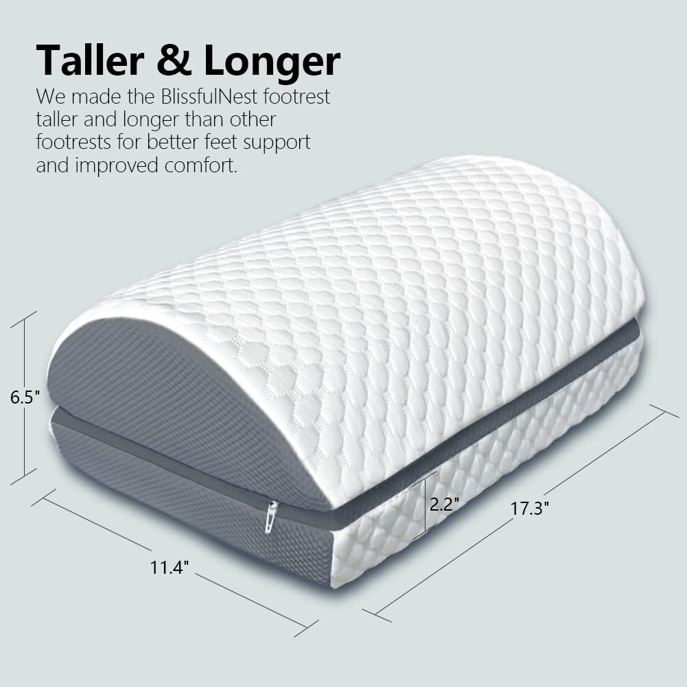 Slumblr® Adjustable Memory Foam Desk Footrest