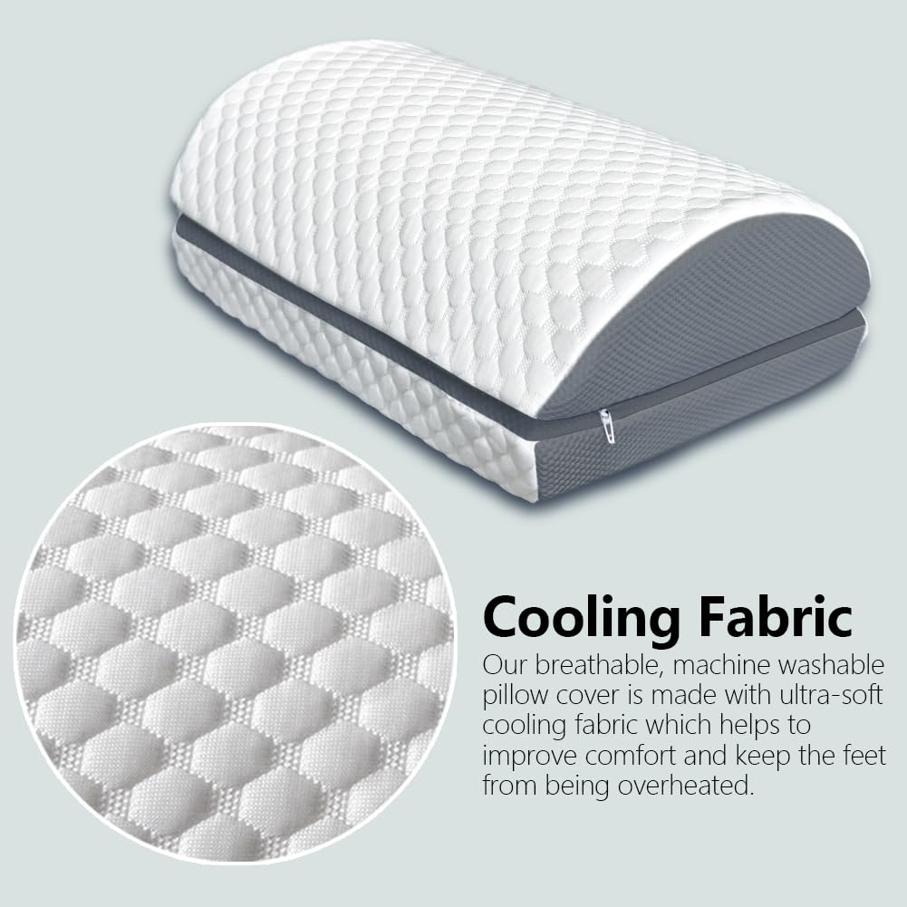 Slumblr® Adjustable Memory Foam Desk Footrest