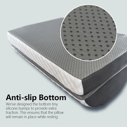 Slumblr® Adjustable Memory Foam Desk Footrest